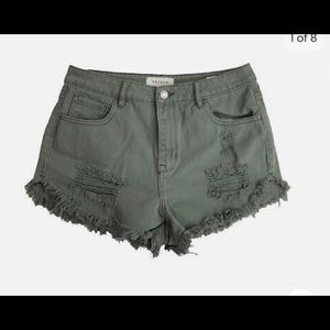 Pacsun High Rise Festival Shorty Shorts